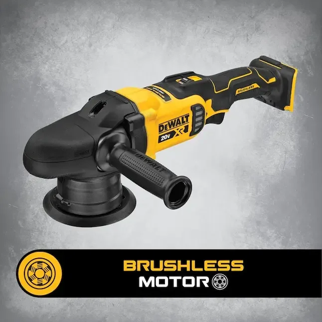 DEWALT DCM848 Kit 125MM 5in Brushless Cordless Variable-Speed Random Orbit Polisher 20V Lithium Power Tools With Battery Charger