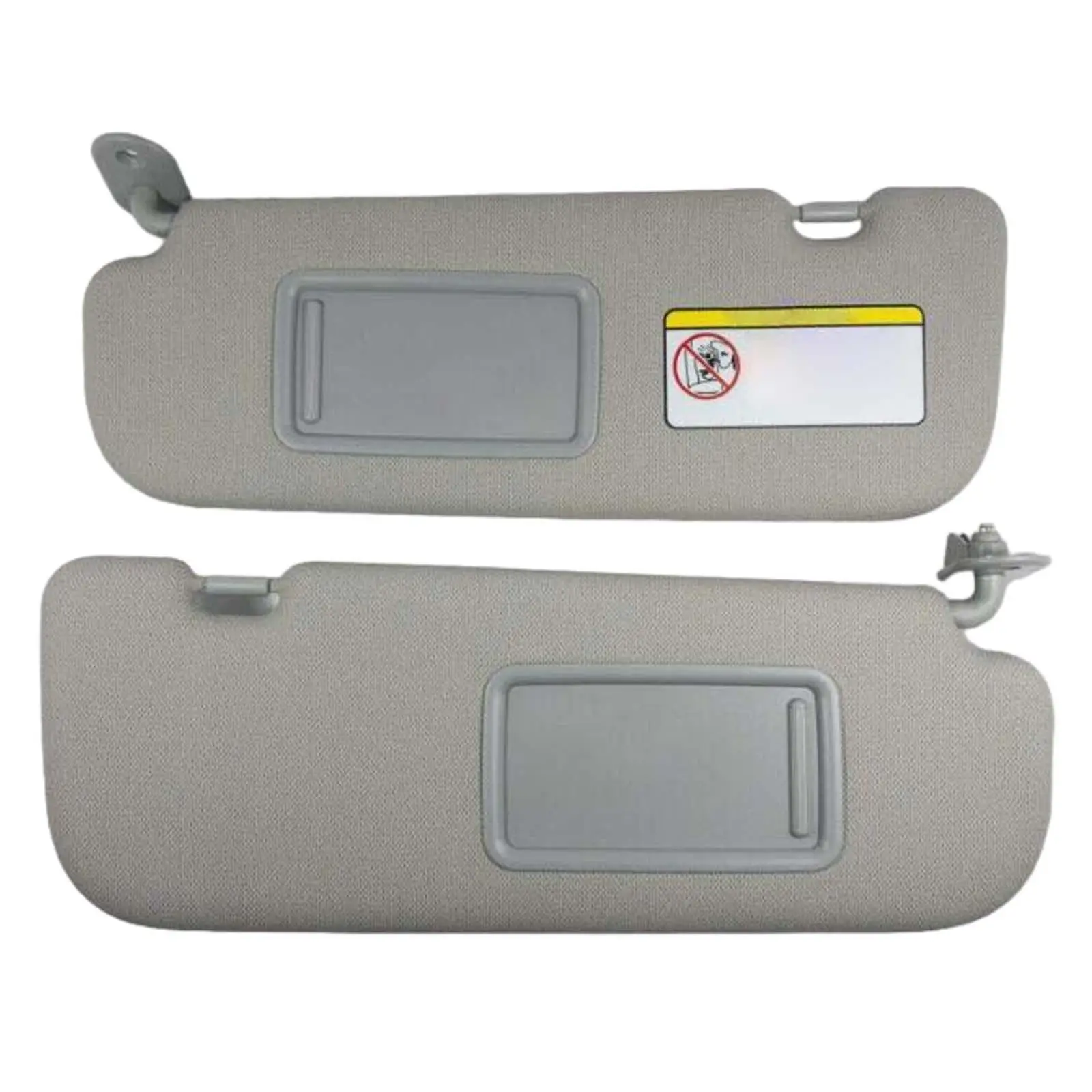 2Pcs Sun Visor Grey 85210-2V130-tx 85220-2V140-tx Replaces Left Right Side for Veloster Professional Vehicle Accessories