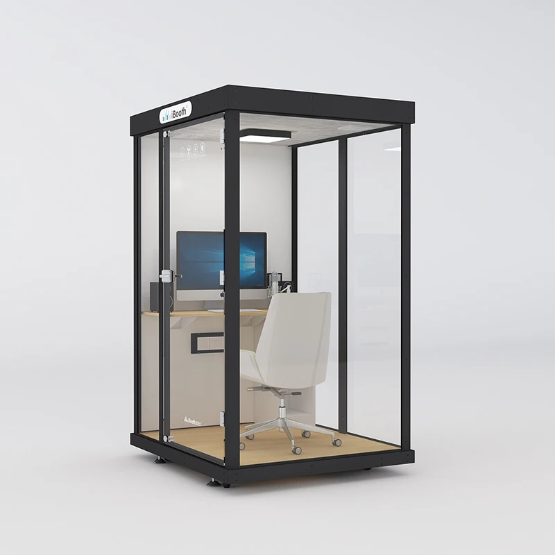 Silent Acoustic Soundproof Office Phone Booth Pod Cabin Karaoke Booth Office Meeting Booth