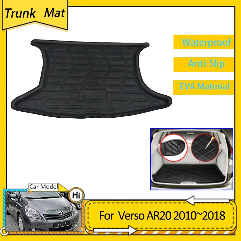 

Car Trunk Mat For Toyota Verso AR20 2010~2018 Accessories Cargo Luggage Boot Pad Protective EVA Waterproof Carpet Liner Floor