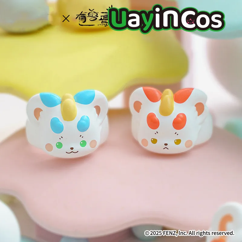 

In Stock Original Fabulous Beasts Rings For Women Ring Set Jewellery Anime Figure Game Toy Kids Halloween Gift Cosplay