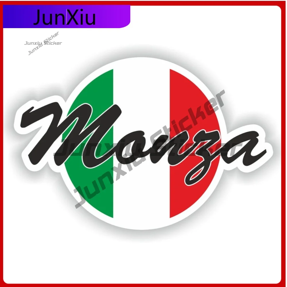

Monza Italy City Oval Flag Sticker Scratch Cover Vinyl Decals Graphics Waterproof Decals Decorative Decals For Car Suv Window