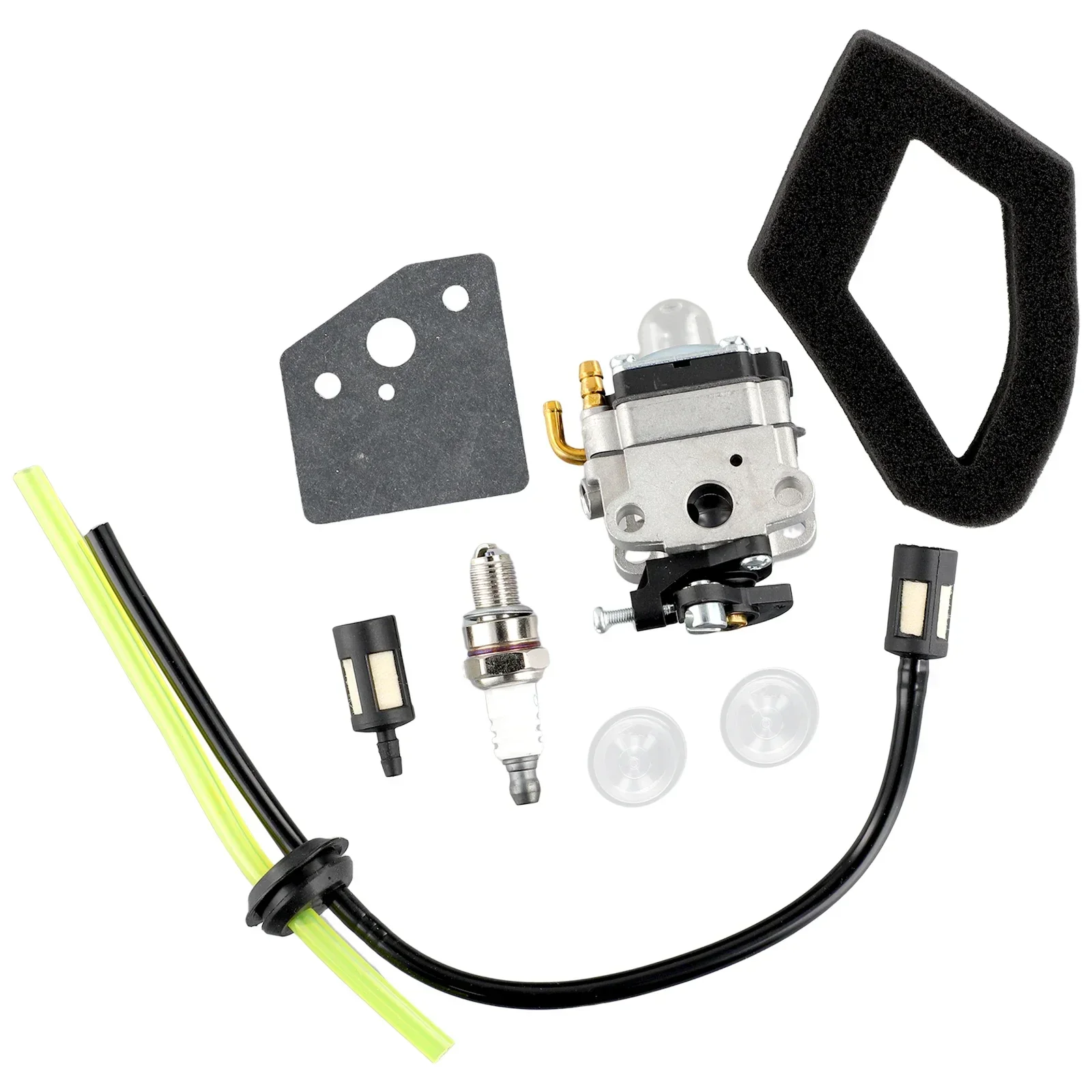 Imagem -06 - Kit de Carburador Carb Conjunto de Lâmpada Primer Vela de Ignição Filtro de ar Cortador de Escova fg 10016100 -zm5803 para Honda Gx31 Gx22 Novo