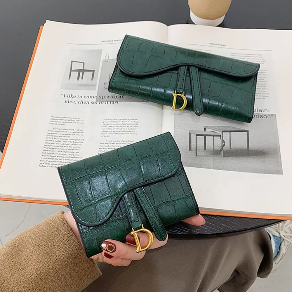 Fashion Luxury Mini Coin Purse Multi-functional PU Leather Wallet Money Bag Short Small Multi-Card Women Clutch Card Holder