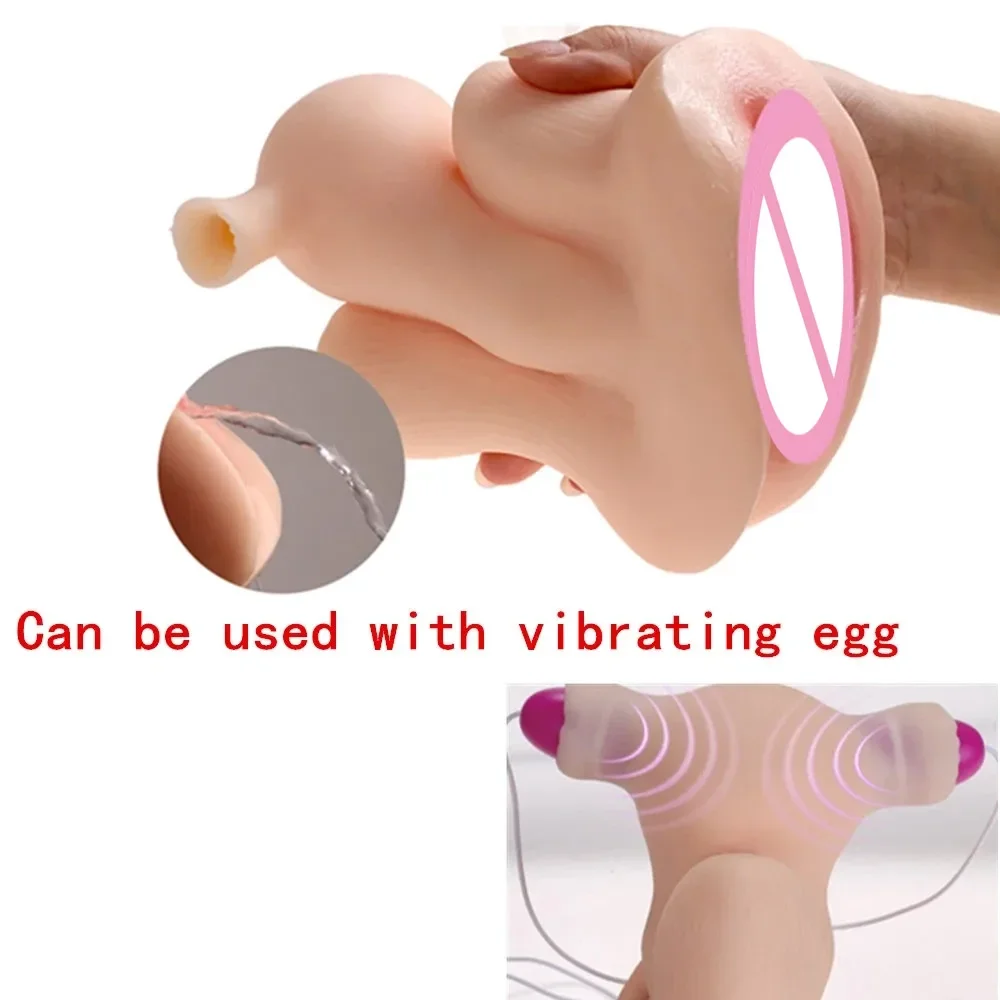 Male Soft Uterus Masturbator Vagina Cup Real Model Female Real Vagina For Men Anal Sex Deep Uterus Sex Prostate Stimulate Sextoy