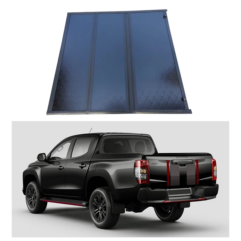 High Quality Pickup Truck Hard Tri-Fold Embedded Cover Car Accessories Aluminum Tonneau  For JAC