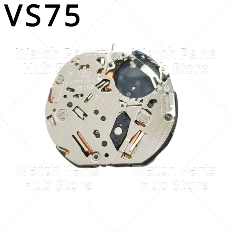 Japan Original Brand New VS75A VS75B Movement Eco-Drive Movement V175 with Battery VS72 Watch Accessories