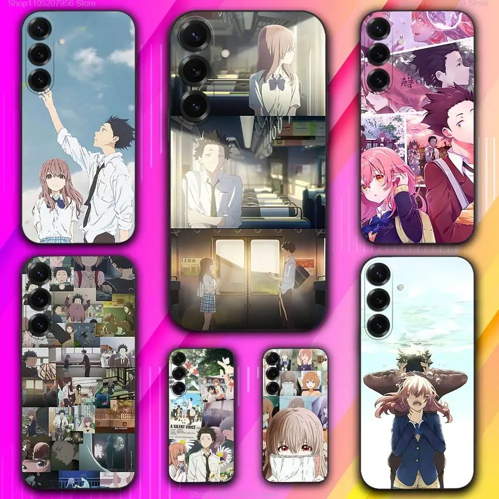 

A S-Silent Anime V-Voice Phone Case For Samsung A 73,72,71,53,52,51,41,40,30,22,21,13,12,Note 20,10,9 Ultra Pro 5G Soft