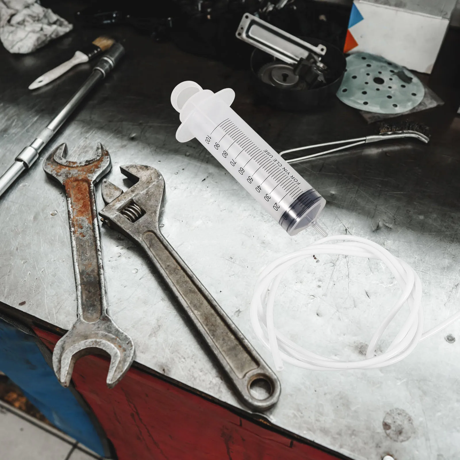 

1Set Car Sunroof Drain Cleaning Syringe Kit Flexible Hose Brush Drain Clog Removing Tool Tube Cleaning Brush Drainage Dredging