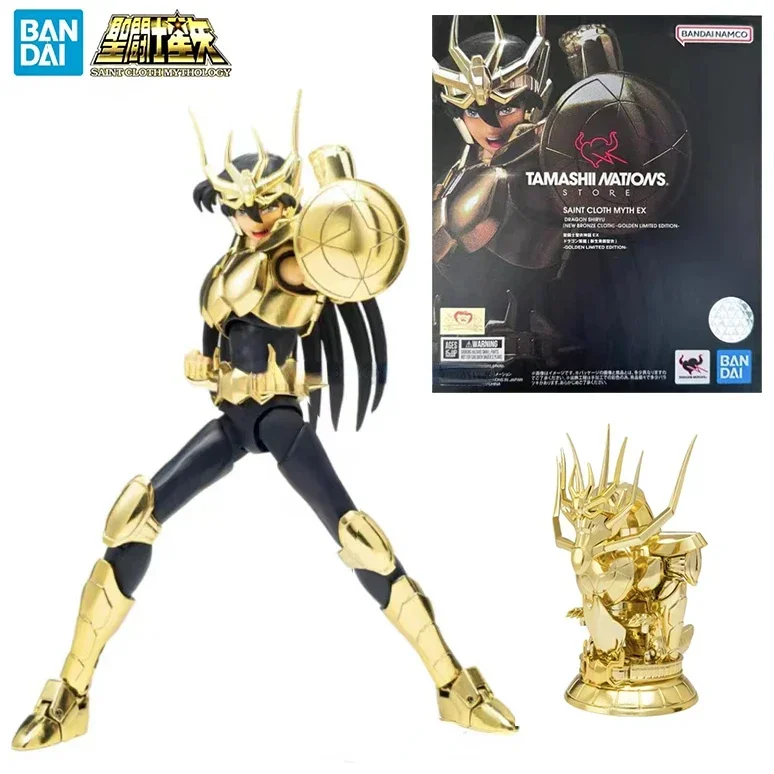 

In Stock BANDAI Holy Cloth Myth EX Golden Dragon Purple Dragon Myth Cloth TNT Limited TAMASHI NATIONS Anime Figure Model