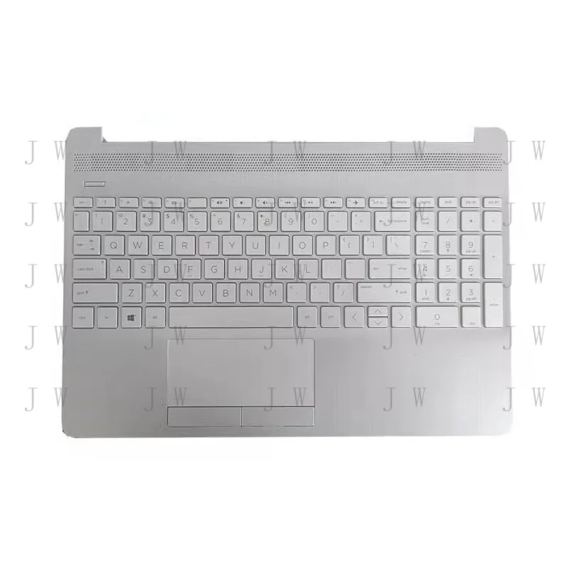 

DDW Original for HP 15S-DU DY DW TPN-C139 Palmrest Keyboard Touchpad Silver L52023-001