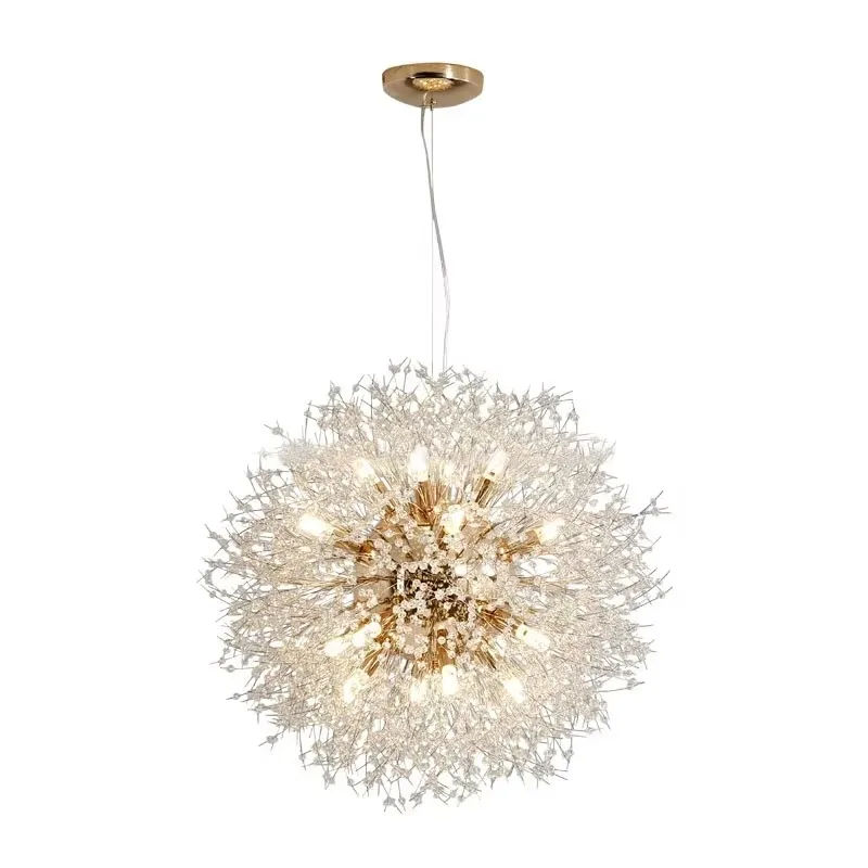 

Modern Minimalist Bedroom bar Clothing Shop Window Restaurant Dandelion Crystal Chandelier