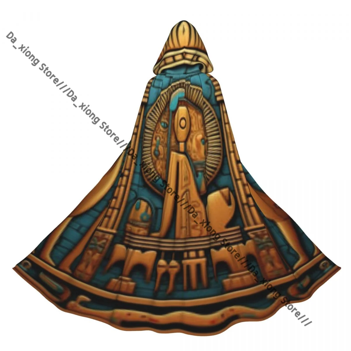 

Египетские иероглифы, плащ ведьмы, костюм для косплея на Хэллоуин, плащ унисекс для взрослых, накидка в стиле ретро