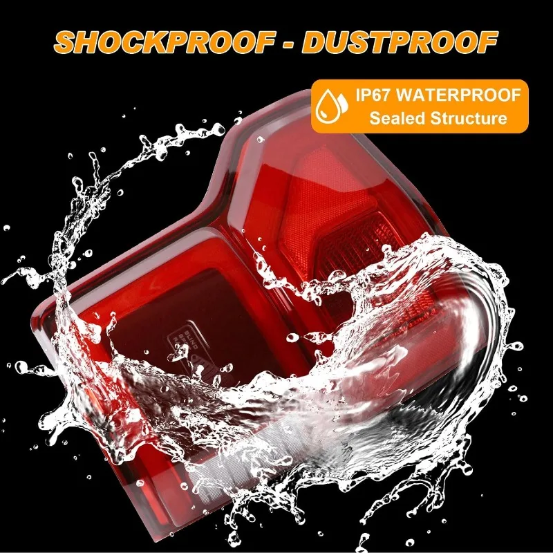 LED Tail Light with Blind Spot Compatible With Ford F150 2018 2019 2020 Right Passenger Side Taillight Rear