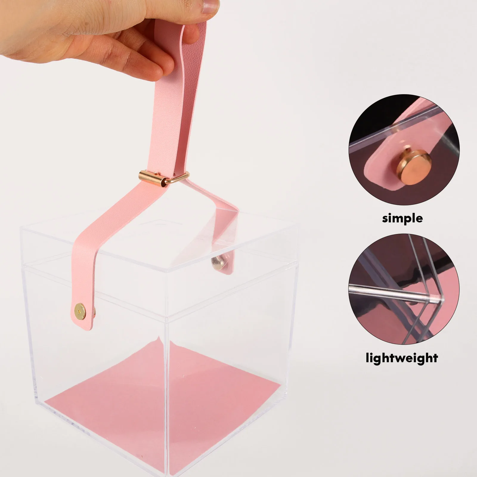 

Transparent Candy Box Small Clear Favor Containers for Gifts Sweets Jewelry Storage Party Decoration Bulk Packaging