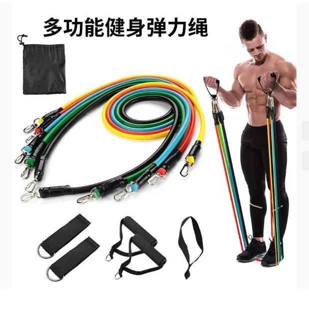 Zestaw taśm oporowych, linka do ćwiczeń dla mężczyzn i kobiet, taśmy do ćwiczeń fitness, sprzęt do treningu siłowego w domu i na siłowni.