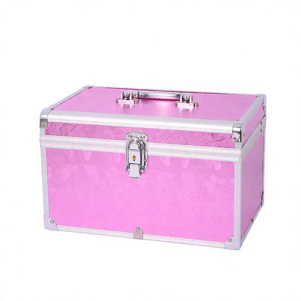 Handheld Multi Purpose Tool Box Cosmetic Storage Organizer Case For Professional Beauty Salon Manicure Equipment
