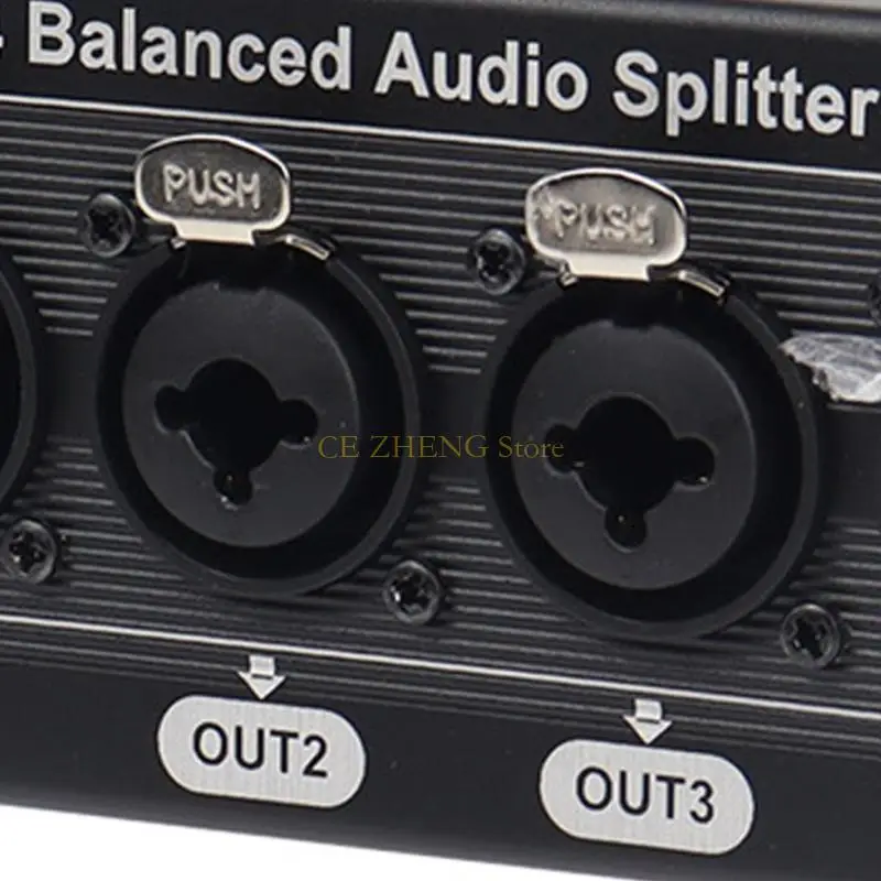 E56B 1 в 4 выхода из звуковой коробки шумоподобного распределения студийного оборудования