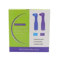 100pcs/box Dental Disposable Prophy Angles Cup Polishing Cup Fit Universal/ Straight Low Speed Handpieces