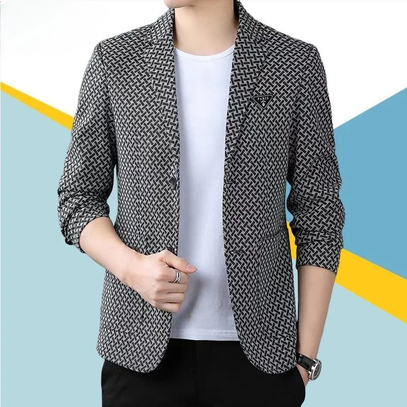 

Тонкие деловые мужские костюмы и пиджаки, роскошная дизайнерская мужская одежда, высококачественные одинарные модели, пальто, красивая оригинальная куртка для мужчин