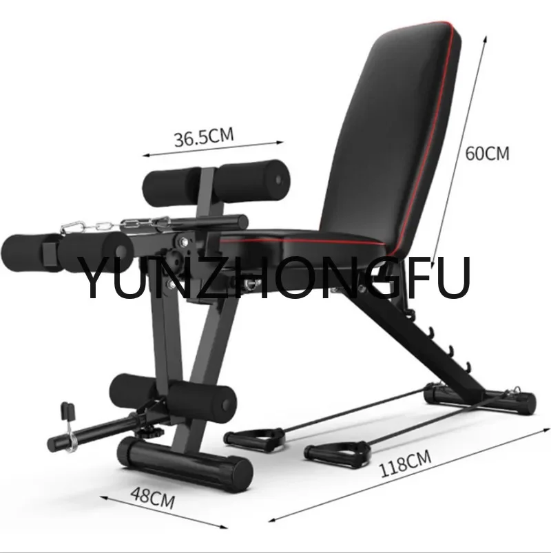 Bench Press Adjustable Floor Bench Multi-Family Fitness Equipment Fitness Bench Exercise