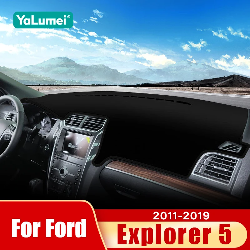 Für Ford Explorer 5 2011 2012 2013 2014 2015 2016 2017 2018 2019 Auto Dashboard Matte Sonnenschutz Nicht-slip pad Abdeckung Zubehör