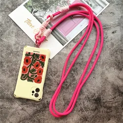 Straps for Mobile Phone Crossbody Cellphone Accessories Universal Telephone Chain With Patch Neck Strap Premium Keychain Lanyard