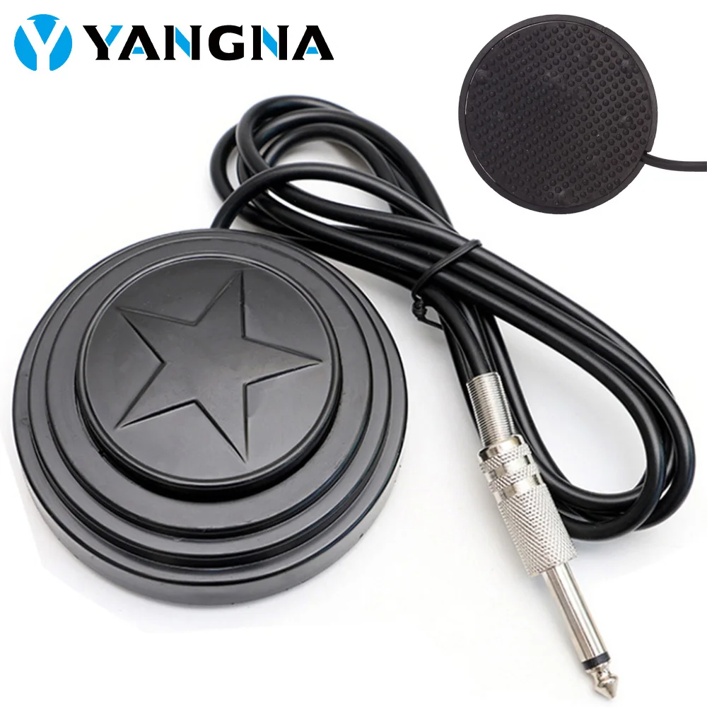 

YANGNA Tattoo Foot Switch Pedal Machine Controller for Tattoo Power Supply Clip Cord Body Makeup Beauty Tools Tattoo Supplies