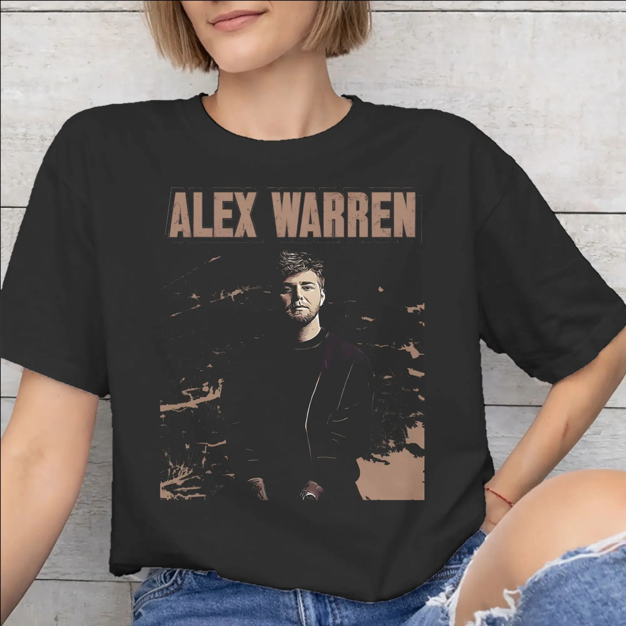 Men Women Printed Alex Warren Little Orphan Live Tour 2026  Tee T Shirt 100% Cotton  T-shirts Clothing