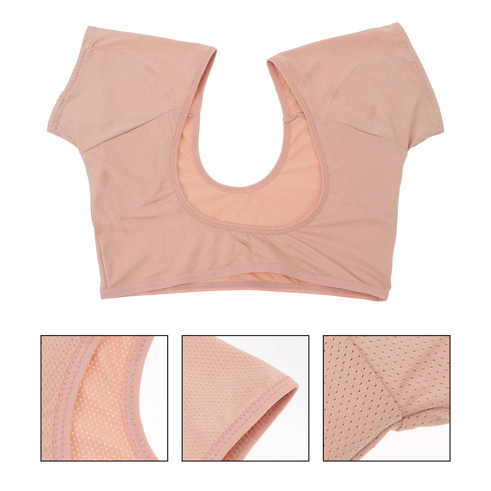 

1Pcs Lady Underarm Vest with Sweat Absorbent Pads Quick Drying Armpit Shield Comfortable Fit for Shirts T-Shirts No Stains