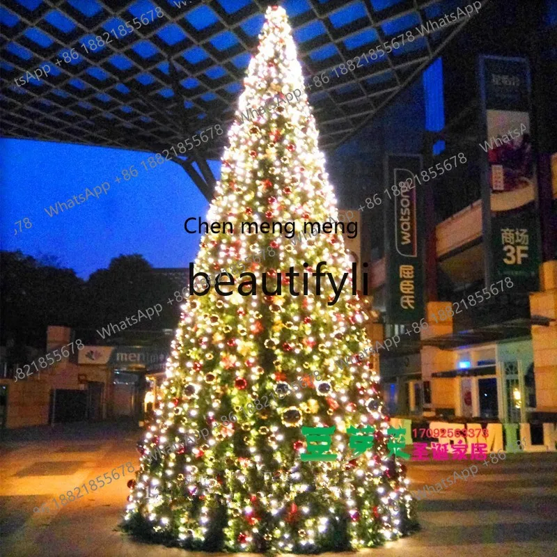 

178Large Christmas Tree 5m -6-7-8-9- 10.12m 15m Mall Hotel Christmas Decoration 3- 4m