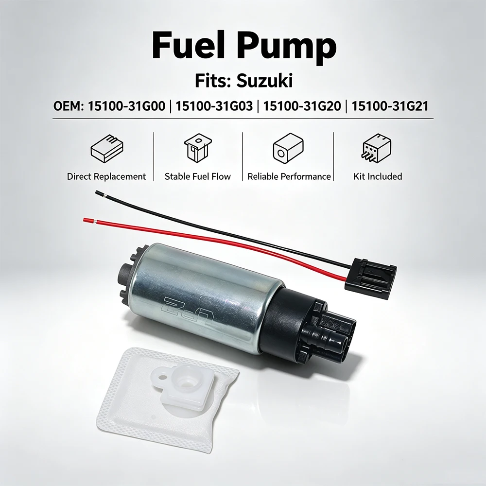 Fuel Pump For Suzuki LTA700 LTA450 LTA500 LTA750 KingQuad 450 700 500AXi 750AXi Limited Edition Power Steering 15100-31G20