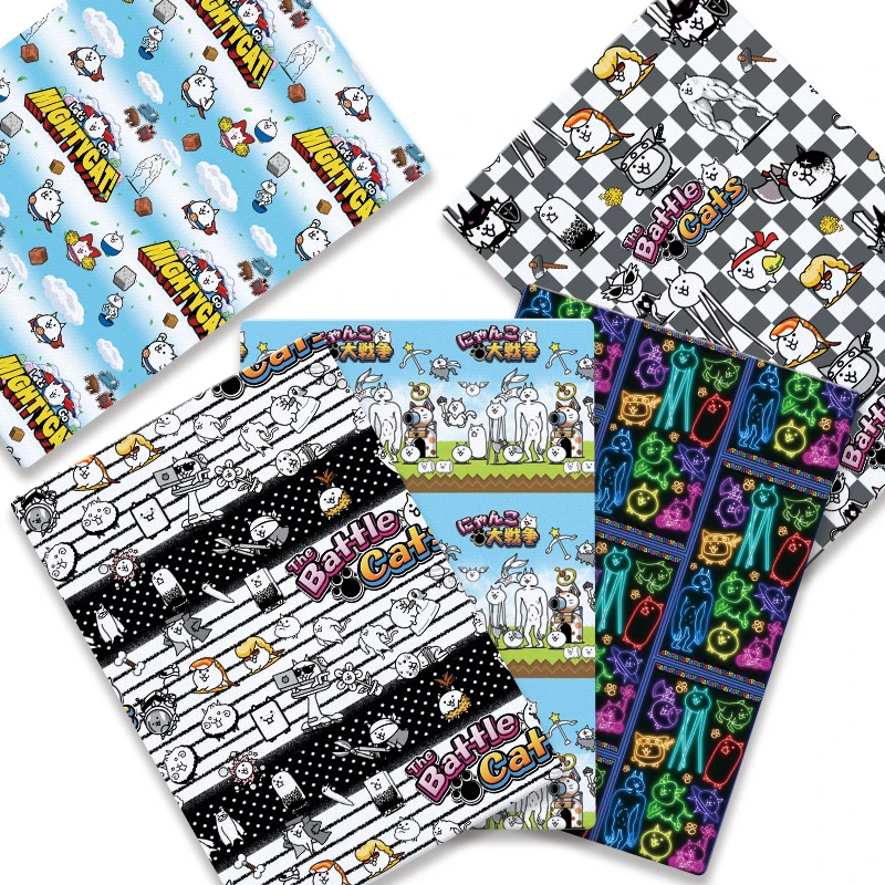 

DIY hand-stitched and pieced together classic cartoon pattern quilted baby dresses, curtain skirts, and home printed styles are
