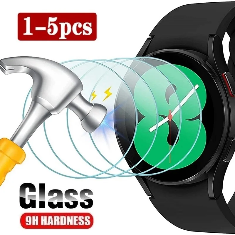 Per Sansung Galaxy Watch 4 40MM 44MM Proteggi schermo in vetro temperato per Samsung Galaxy Watch 4 Classic 42MM 46MM Pellicola in vetro