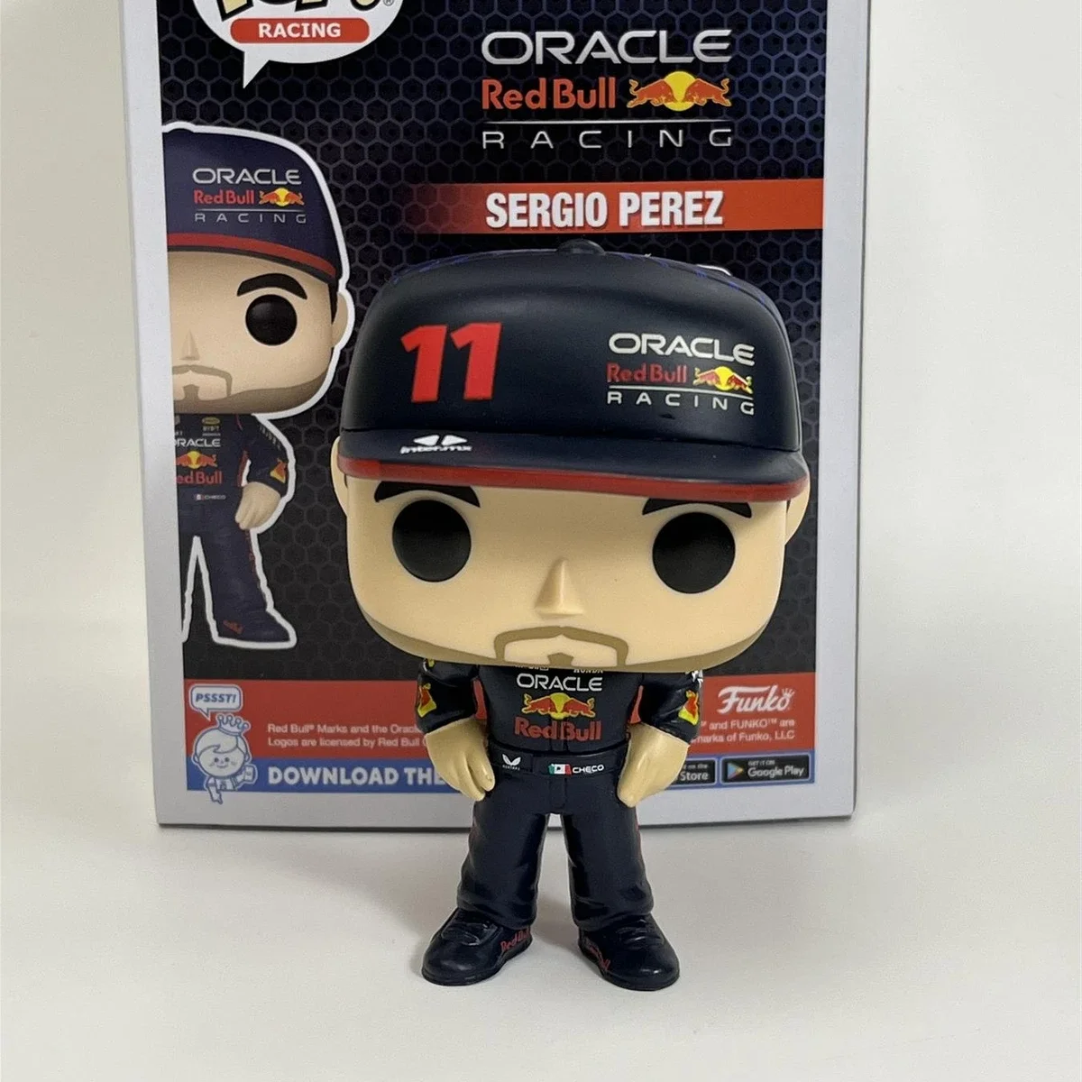 

Oracle Red Bull Racing Sergio Perez #04 Funko Pop Genuine Vinyl Figure,Limited Edition Collectible Model Toy Formula 1 Fans Gift