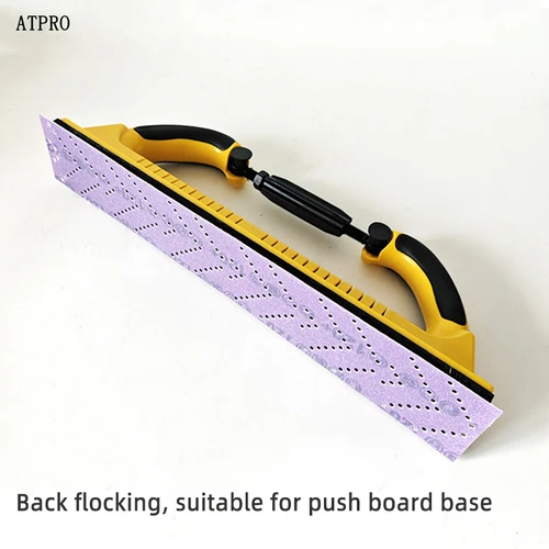 Imagen 2 del producto Papel de lija cerámico púrpura de 70x420MM de largo para pulir y pulir coches, papel de lija flocado abrasivo 80/100/120/150/180/240/320/400