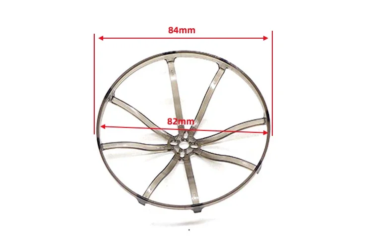 4 szt. 3-calowa osłona śmigła (średnica wewnętrzna 82 mm) ze śrubami M2*8