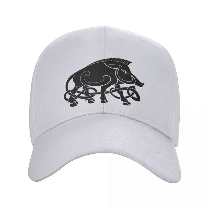 Cool Celtic Boar Symbol Celts Trucker Hat for Men Women Custom Adjustable Unisex Baseball Cap Summer