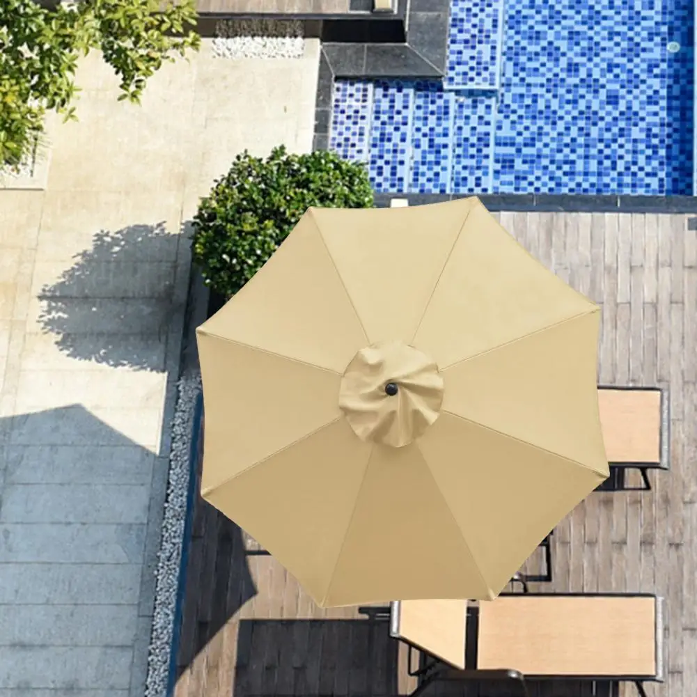 Umbrella Replacement Cloth Outdoor Garden Patio Backyard Parasol Market Table Top Umbrella Replacement Canopy for 200/270/300cm