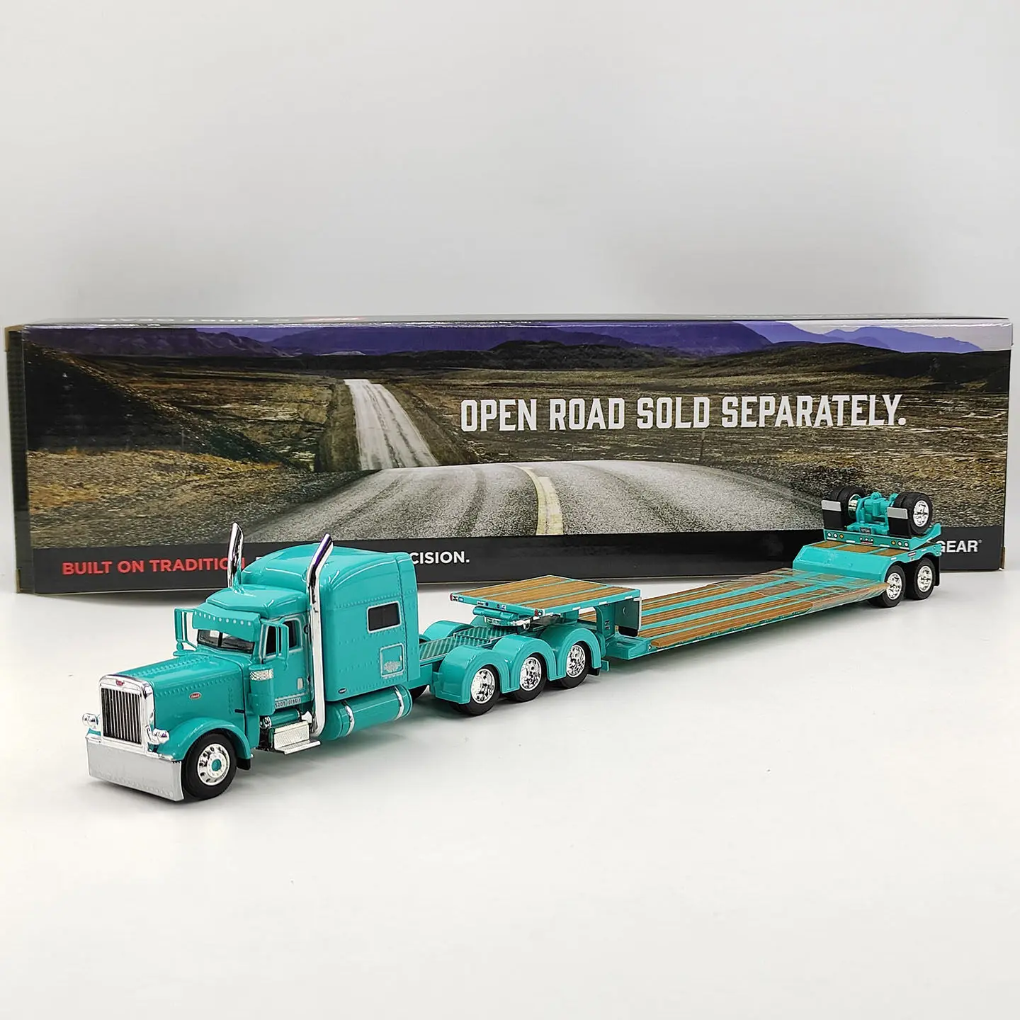 Diecast DCP 1:64 Scale 389 Flatbed Trailer Alloy Car Model