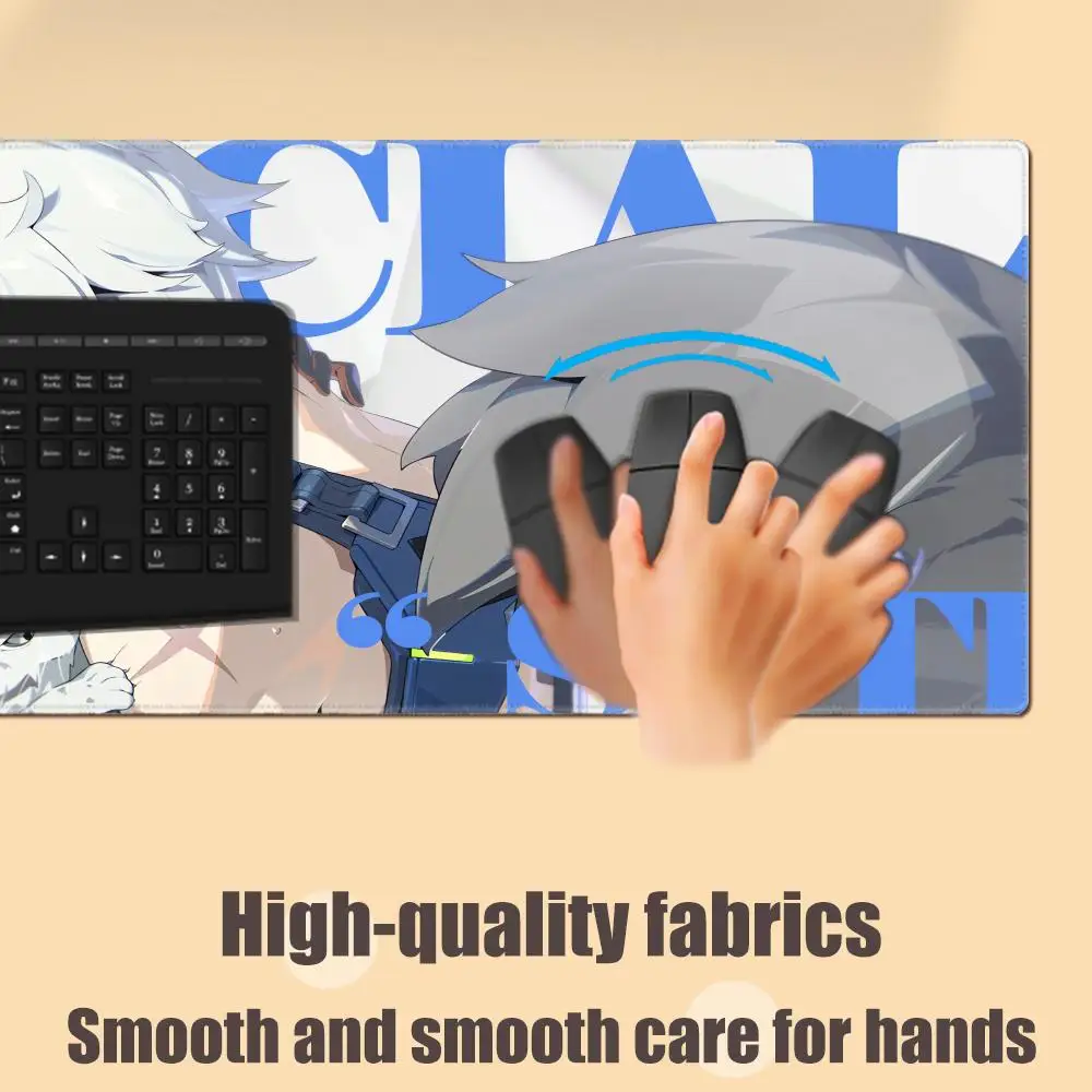 Zenless Zone Zero Mouse Pad ZZZ Ellen Zhu Yuan Miyabi Nicole Jane Yanagi Anby Lycaon Large Game Rubber Locking Edge Keyboard Mat