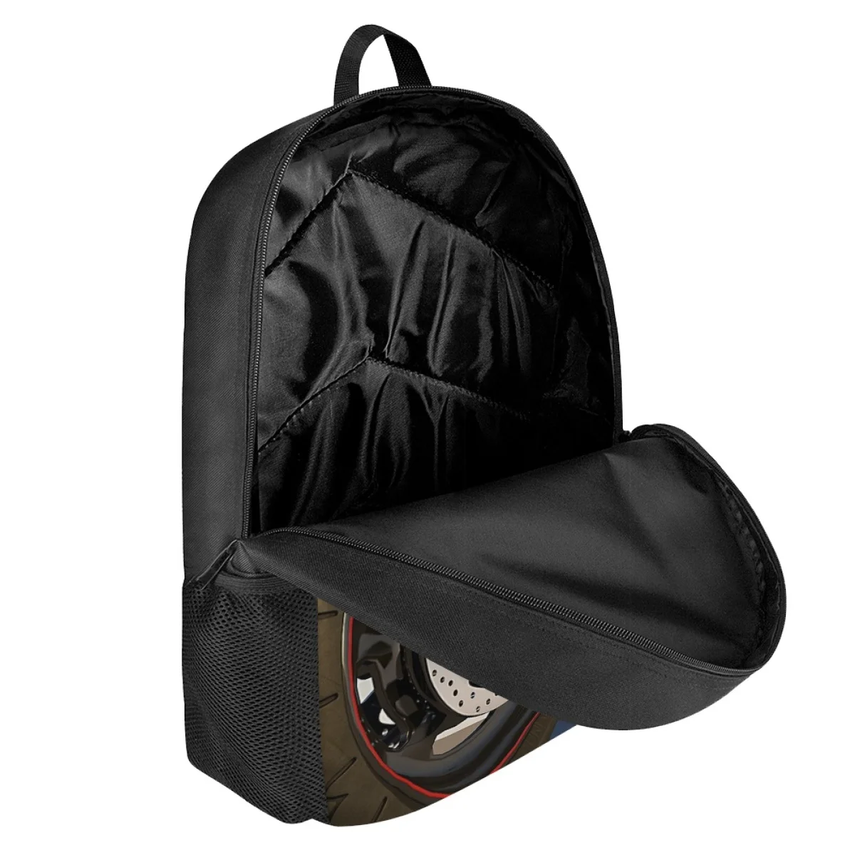 Clássico anime motocicleta imprimir sacos de escola para o menino na moda legal mochila homens adolescentes bookbag alta capacidade mochila escolar