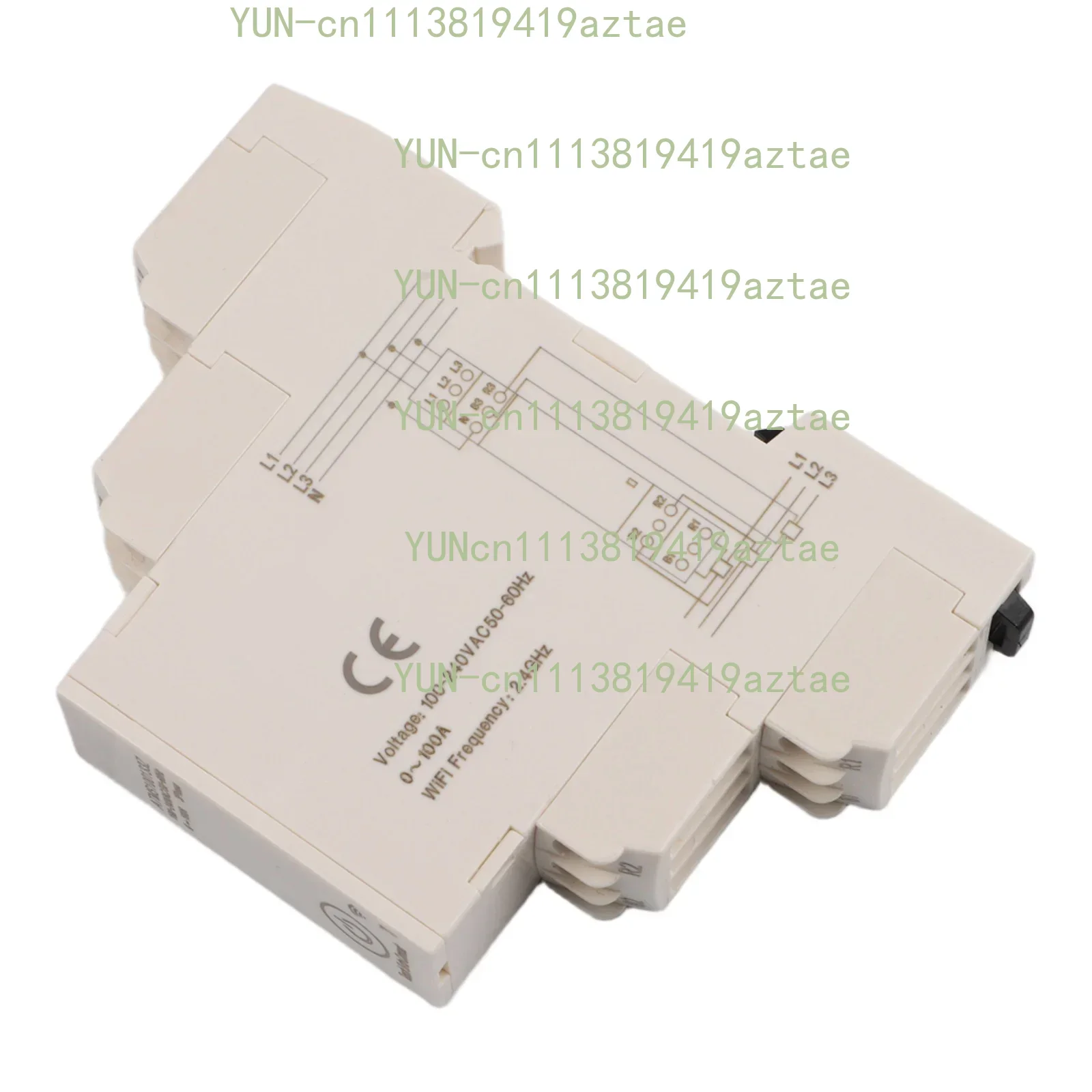 For Zigbee Connected 3 Phase 4 Wire Power Monitor for Home and Industrial Use with Current Transformer 0.5 Class Accuracy Rating