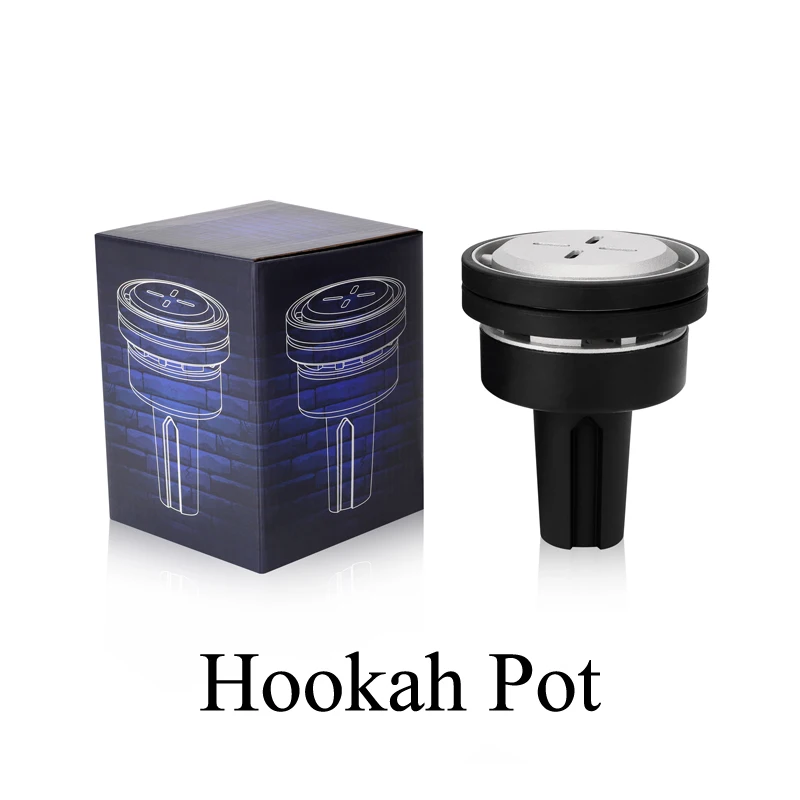 وعاء النرجيلة العربية من سبائك الألومنيوم طقم تقسيم الكربون سيليكون كوارتز الشيشة ملحقات الشيشة #1