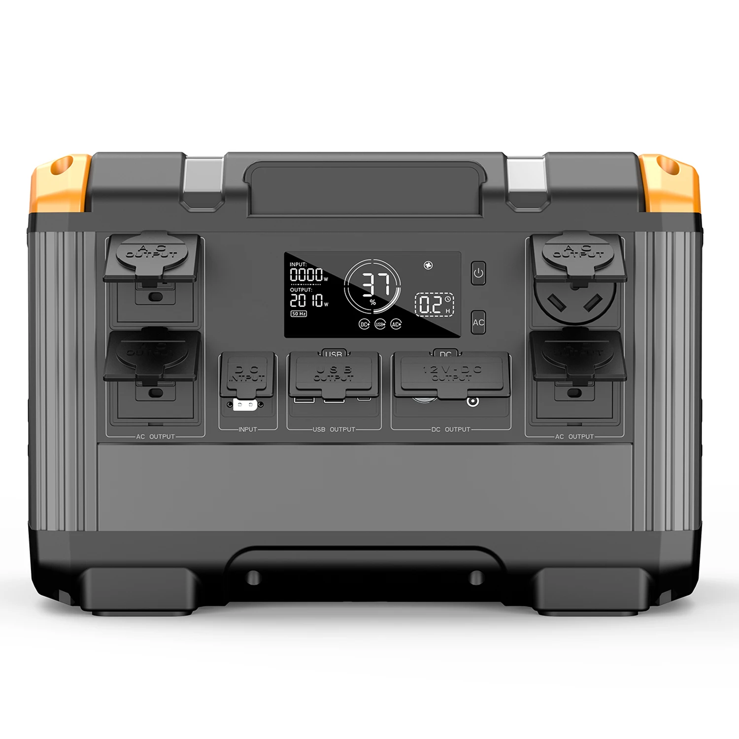 Портативная электростанция PWEITE 2000W/2400W с солнечной зарядкой, для кемпинга, с радиатором охлаждения, розетками EU/US 110V/220V/230V