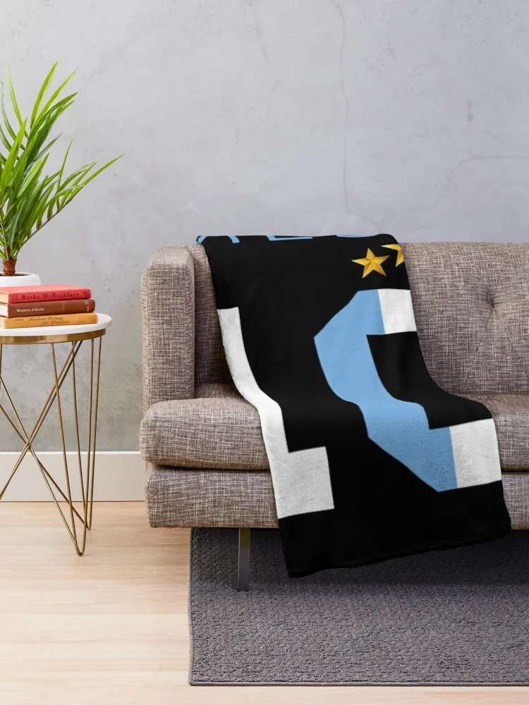 Messi argentina number 10 with 3 stars ver 1 Throw Blanket christmas gifts Sofa Throw Decorative Throw Thins Blankets