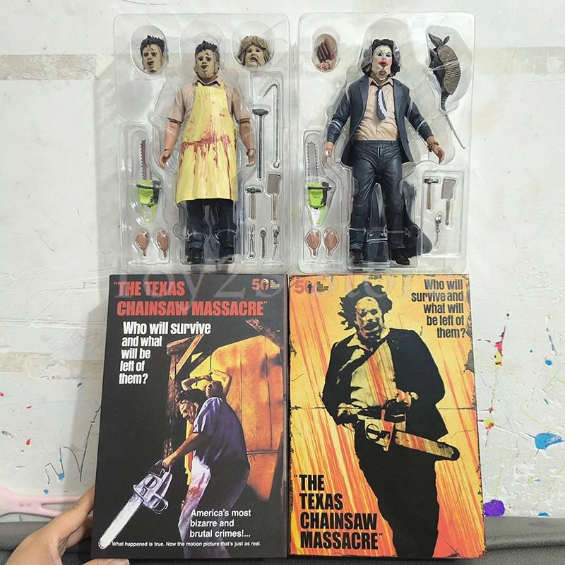 

NECA Texas Chainsaw Massacre 50th Anniversary Ultimate Pretty Woman Leatherface Action Figure Anime Toys Horror Collection Gift