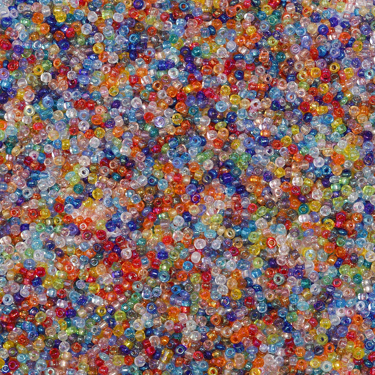 2000pcs/box 2mm Glass AB Color Seed Beads Multicolor Rice Waist Beads for DIY Jewelry Marking Handmade Wedding Crafts Women