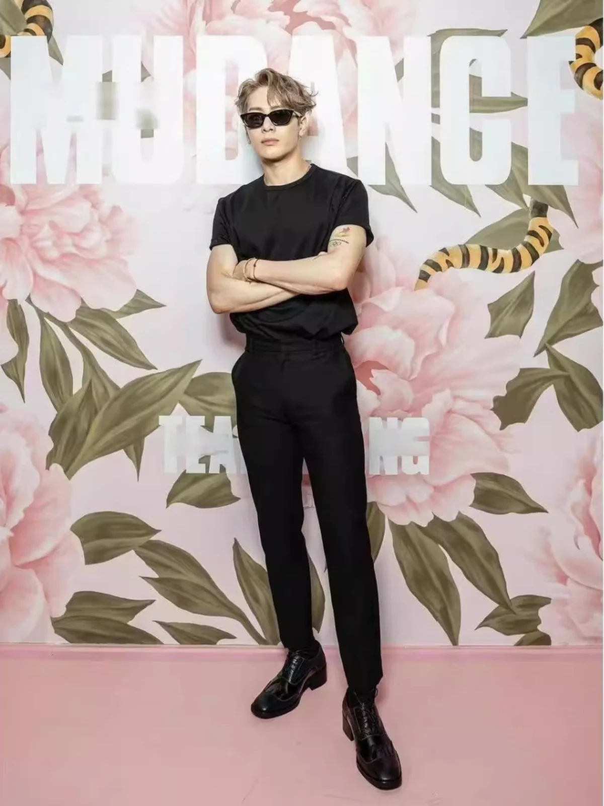 

Slim Fit Casual Bla Pants for Men Wang Jiawu Sle Cone ape Nine Points Korean Version Straight Leg Leisure Trousers