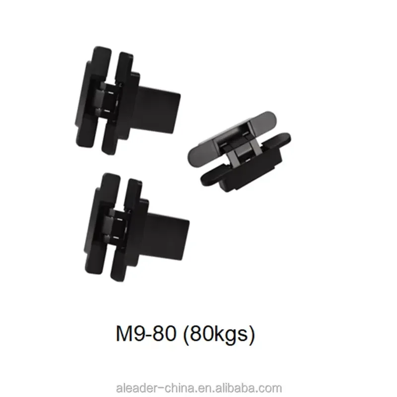 ALD Heavy 3D Adjustable Zinc Alloy Hydraulic Concealed Door Hinge Soft Closing 30kg 60kg 80kg Furniture Hardware